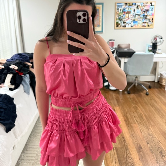 Pink Ruffled Set - Picture 1 of 4